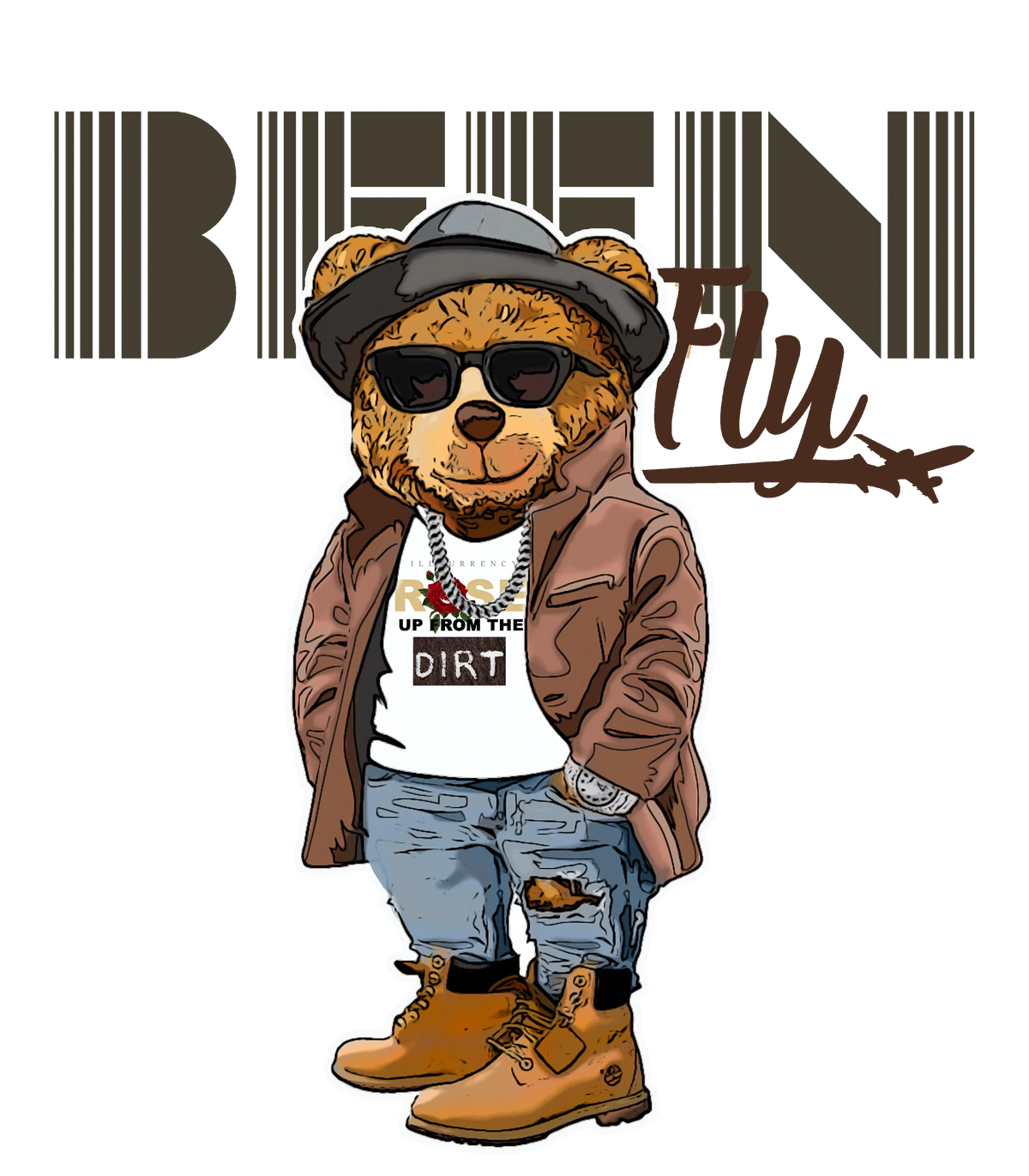 Timberland Tan T-Shirt (Been Fly) product image 1