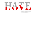 Air Jordan 4 “Black Canvas” White T-Shirt (Hate Love)