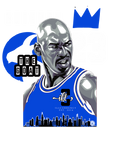 Air Jordan 12 WMNS “Hyper Royal” Black T-Shirt (The Goat)