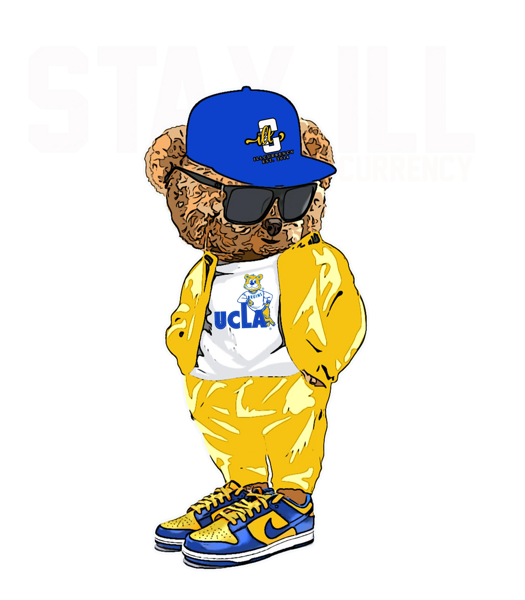 Nike Dunk Low “UCLA” Royal Blue T-Shirt (Stay ill Bear)
