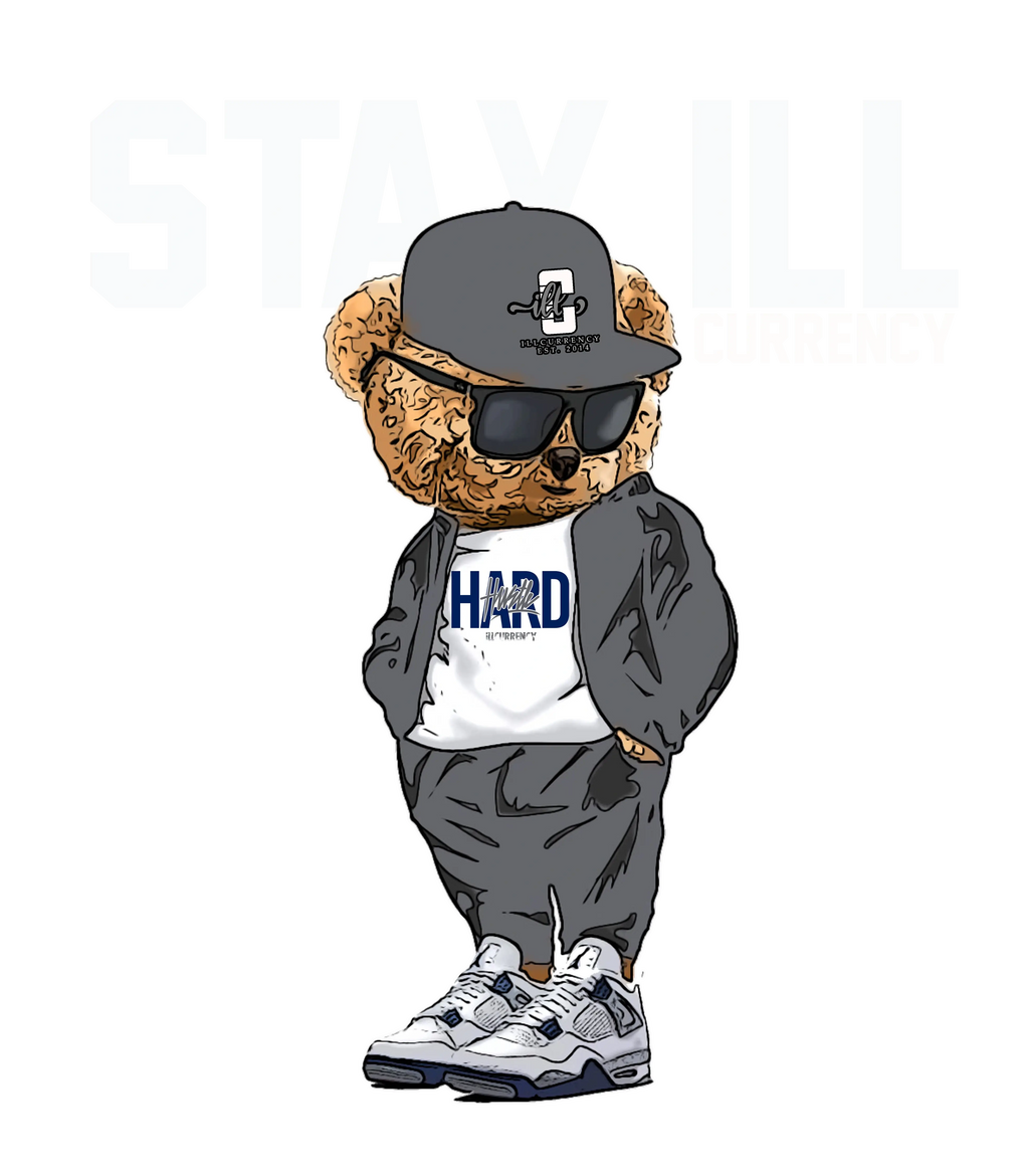Air Jordan 4 “Midnight Navy” Navy Blue T-Shirt (Stay ill Bear)