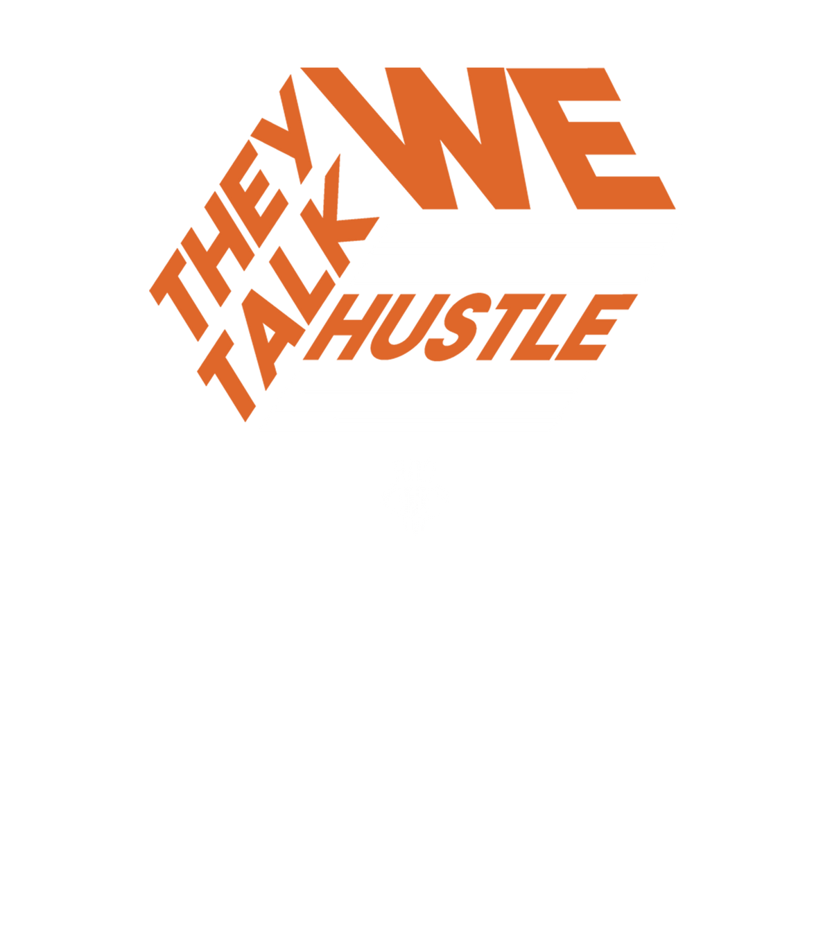 Air Jordan 1 High OG WMNS “Starfish” Black T-Shirt (THEY TALK WE HUSTLE)