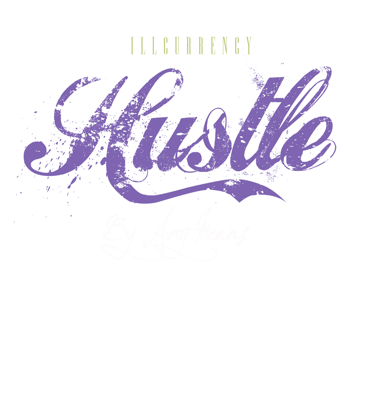 Air Jordan 4 “Canyon Purple” Black T-Shirt (Hustle By Any Means)