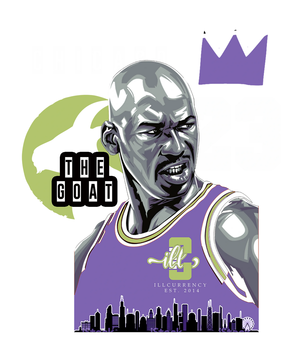 Air Jordan 4 “Canyon Purple” Black T-Shirt (The Goat)