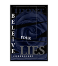 Air Jordan 11 WMNS “Midnight Navy” Black T-Shirt (I DON'T BELIEVE YOUR LIES)