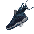 Air Jordan 11 WMNS “Midnight Navy” Black T-Shirt (SPLASH SHOE)