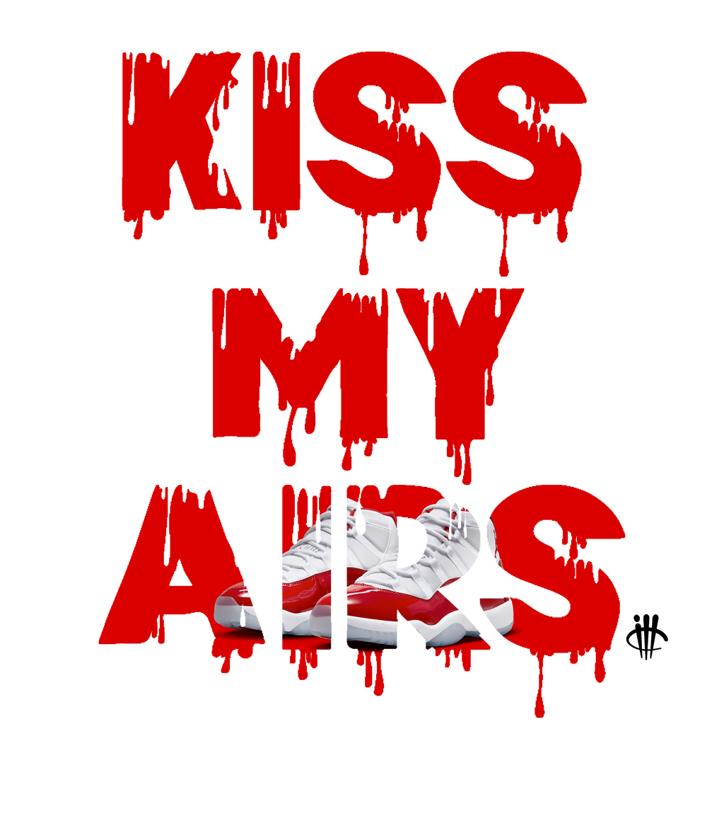 Air Jordan 11 “Cherry” White T-Shirt (kiss my airs)