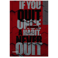 Air Jordan 2 "Chicago" Black T-Shirt (NEVER QUIT)