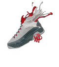 Air Jordan 9 “Fire Red” Black T-Shirt (SPLASH RED)