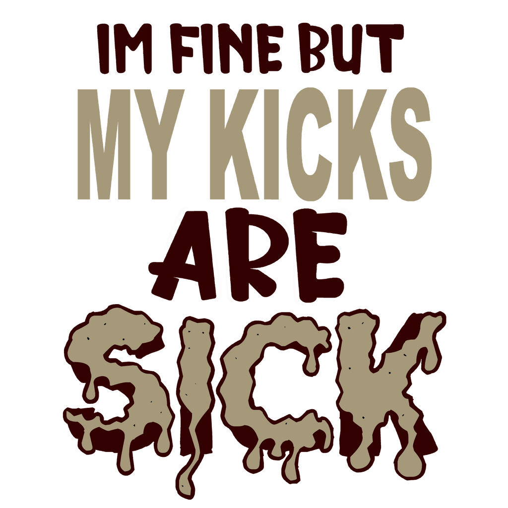 Air Jordan 7 “Black Olive” Black T-Shirt (IM FINE BUT MY KICKS ARE SICK)