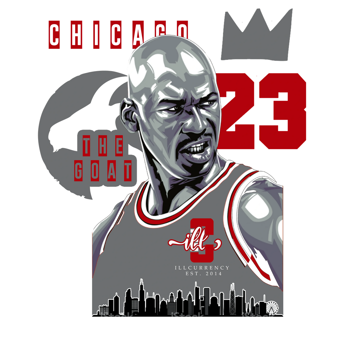 Air Jordan 9 “Fire Red” White T-Shirt (The Goat)