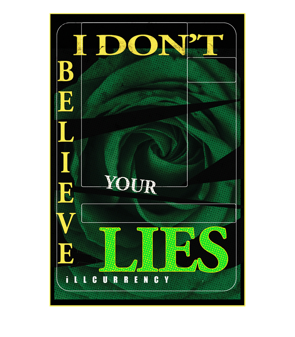 Nike Dunk Low “Reverse Brazil” Black T-Shirt (I DON'T BELIEVE YOUR LIES)