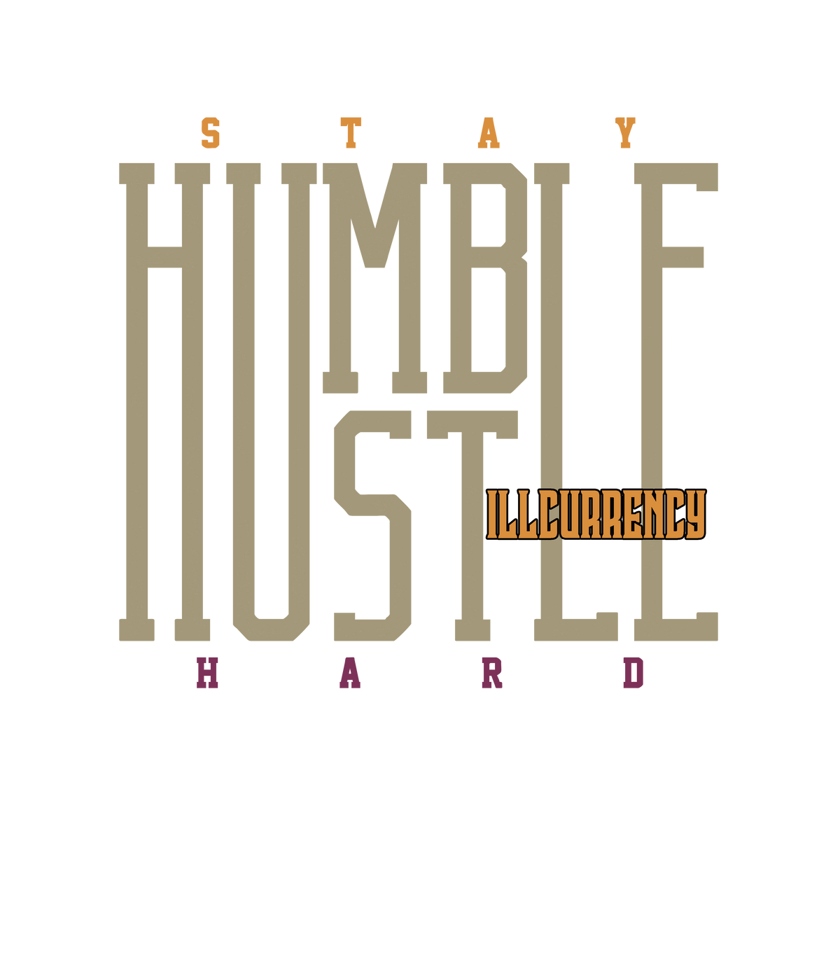 Air Jordan 7 “Black Olive” Black T-Shirt (Stay humble hustle hard)