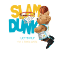 Air Jordan 5 Aqua - Black T-Shirt (slam dunk)