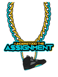 Air Jordan 5 Aqua - Black T-Shirt (I UNDERSTOOD THE ASSIGNMENT)