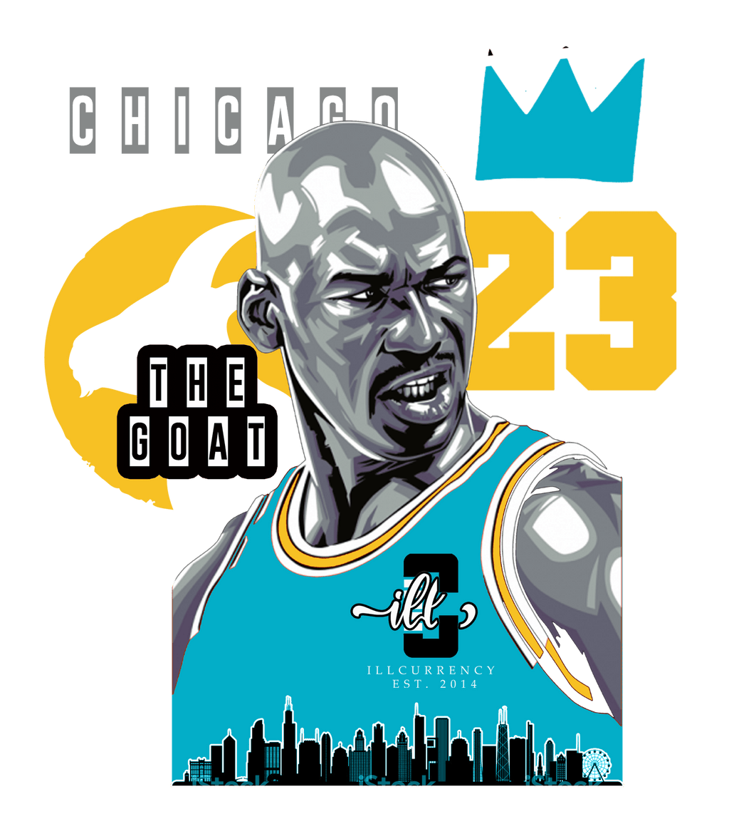 Air Jordan 5 Aqua - Black T-Shirt (The Goat)