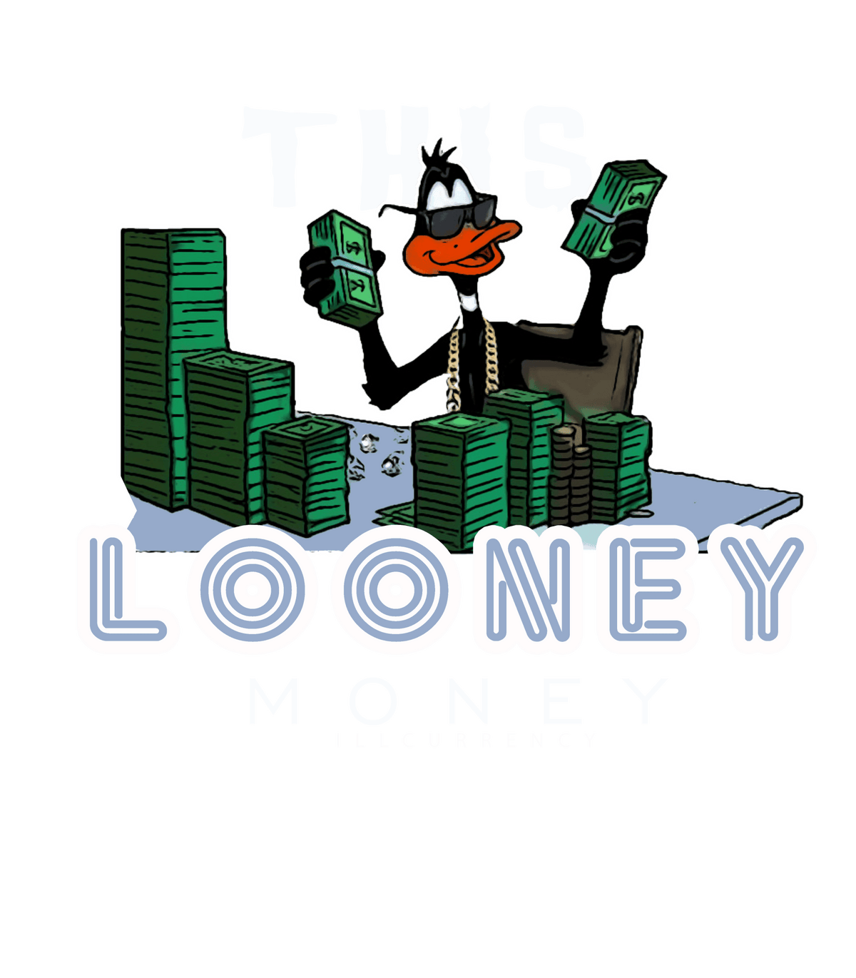 Air Jordan 6 “Cool Grey” Grey T-Shirt (Looney Money)