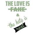 Air Jordan 4 Seafoam aka “Oil Green” - Grey T-Shirt (Love is Fake)