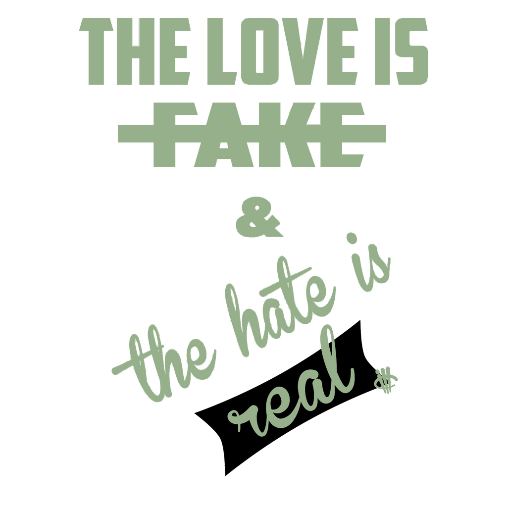 Air Jordan 4 Seafoam aka “Oil Green” - White T-Shirt (Love is Fake)