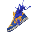 Air Jordan 1 High OG Reverse Laney (WMNS) - Black T-Shirt (SPLASH LANEY)