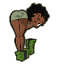 Air Jordan 4 Seafoam aka “Oil Green” - Black T-Shirt (BOO)