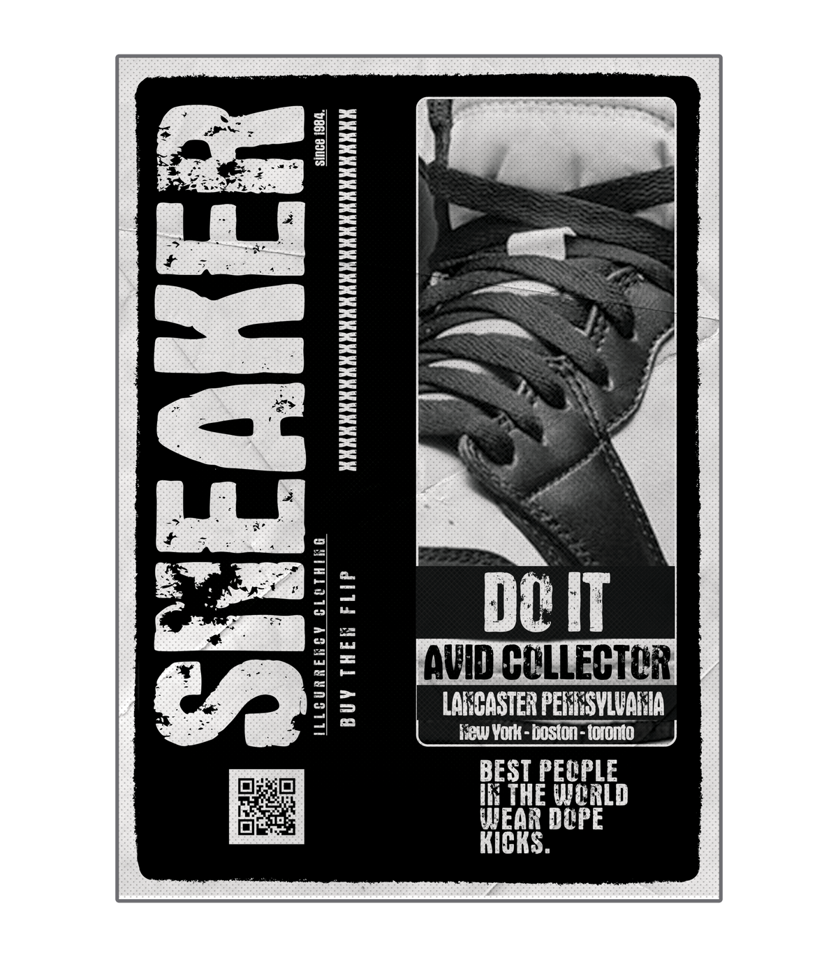 Air Jordan 1 High 85 Black White - White T-Shirt (SNEAKERS COLLECTOR)