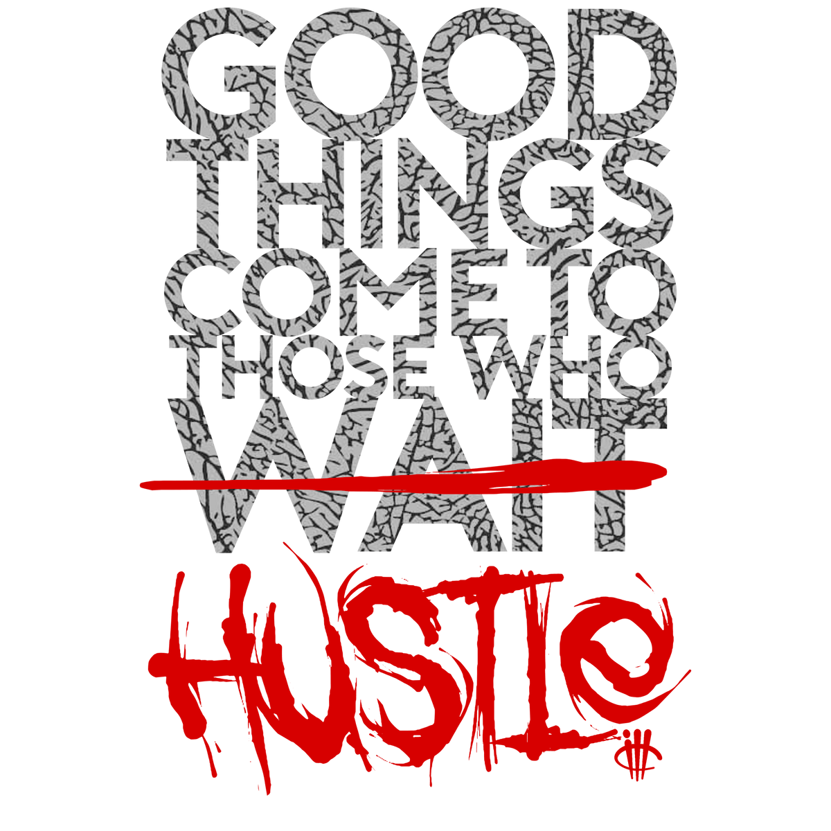 Air Jordan 3 White Cement Reimagined - Black T-Shirt (Good Things)