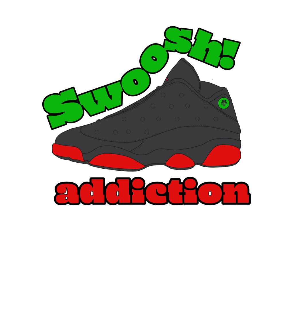 Jordan 13 Playoffs - Pine Green T-Shirt (swoosh addiction)