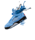 Air Jordan 5 “UNC” | illcurrency Black T-Shirt (SPLASH)