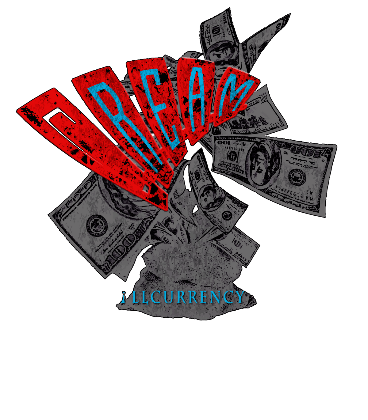 Air Jordan 2 Low WMNS “UNC To Chicago” | illcurrency White T-Shirt (C.R.E.A.M.)