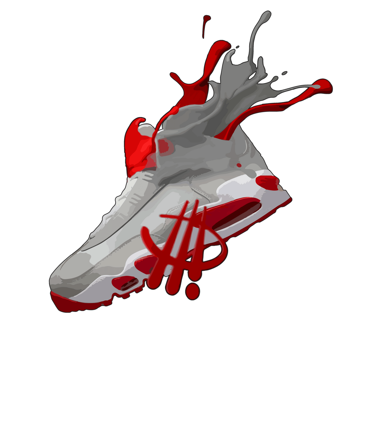 Nike Air Griffey Max 1 “Cincinnati Reds” White T-Shirt (SPLASH)