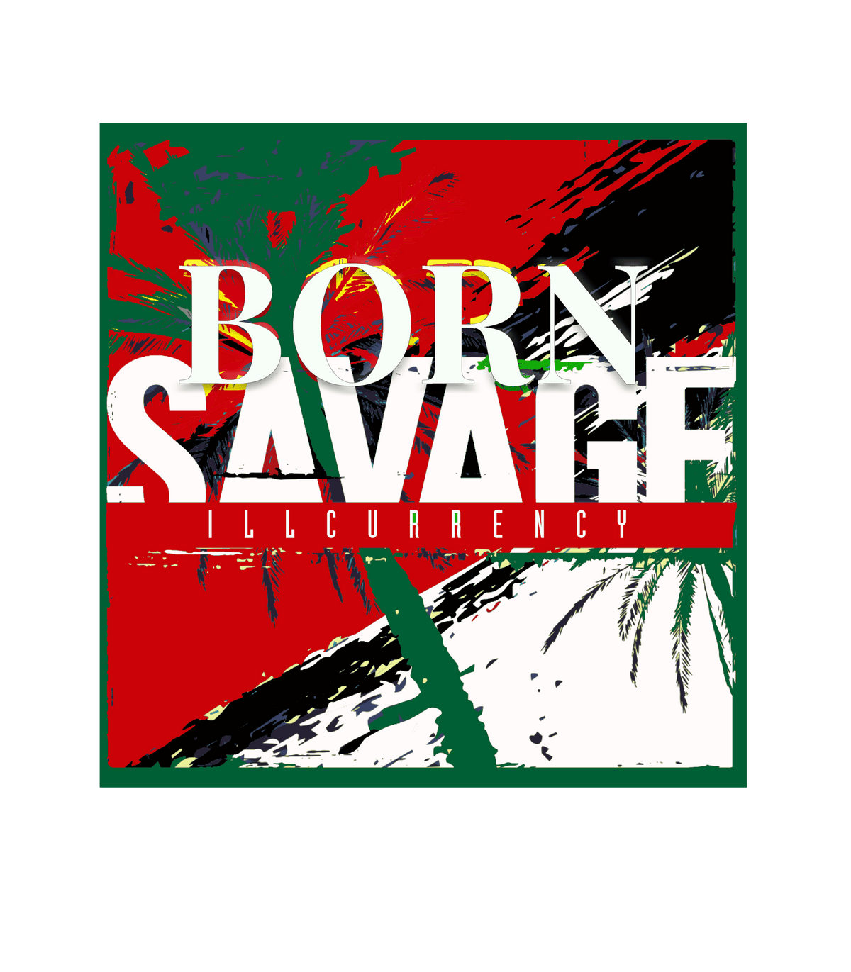 Nike SB x Air Jordan 4 “Pine Green” | illcurrency White T-Shirt (Born Savage)