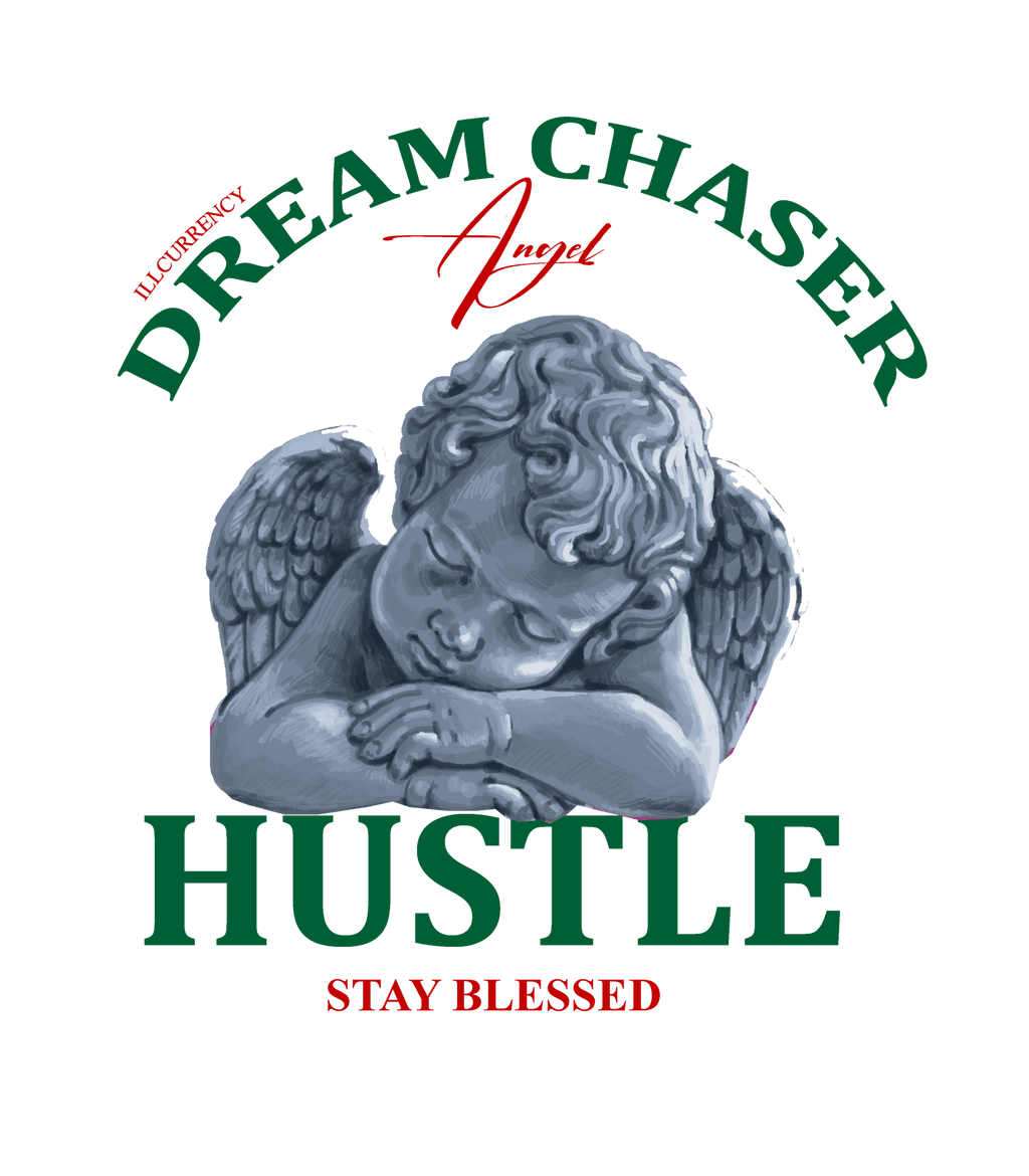 Nike SB x Air Jordan 4 “Pine Green” | illcurrency White T-Shirt (Dream Chaser Angel)