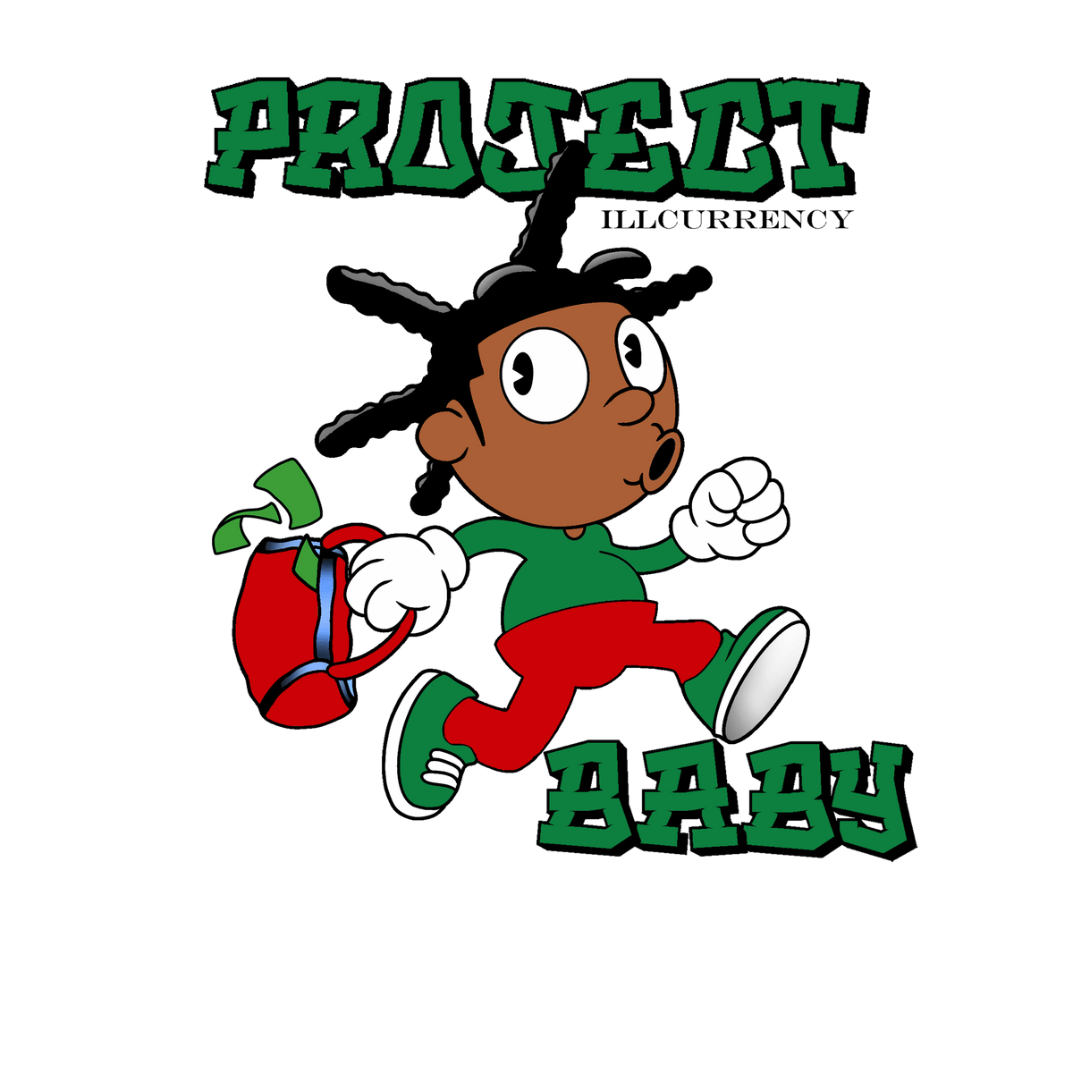 Nike SB x Air Jordan 4 “Pine Green” | illcurrency White T-Shirt (PROJECT BABY)