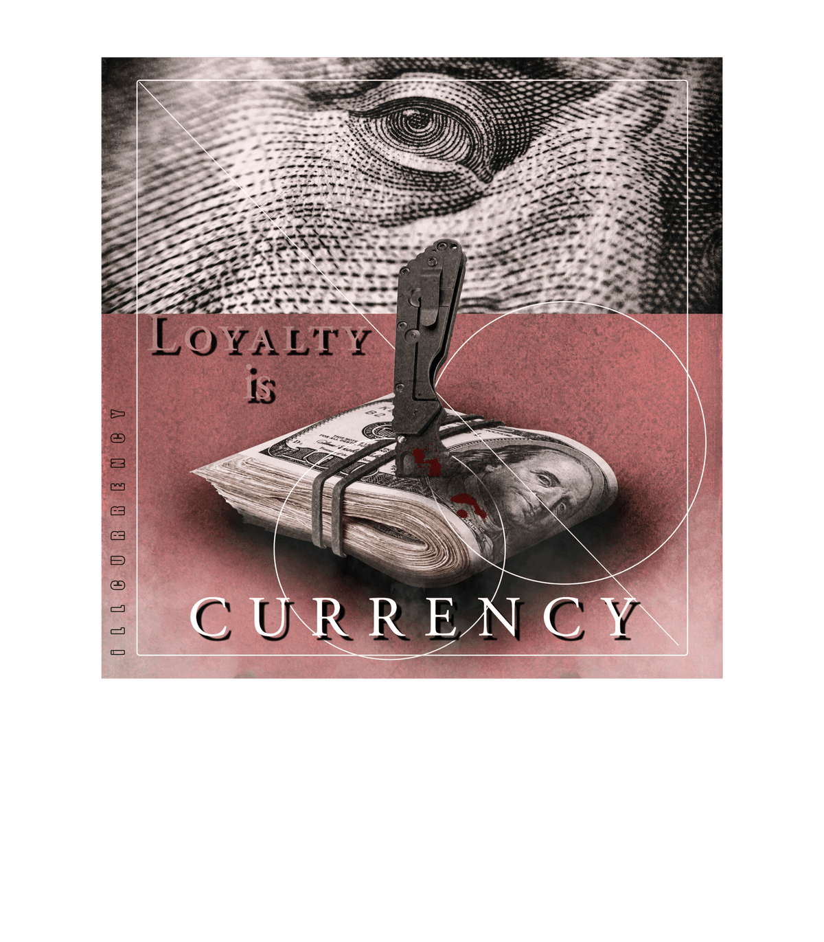 Air Jordan 5 Low “White/Desert Berry”I ILLCURRENCY White T-Shirt (LOYALTY IS CURRENCY)
