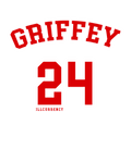 Nike Air Griffey Max 1 “Cincinnati Reds” Grey T-Shirt (Griffey 24)