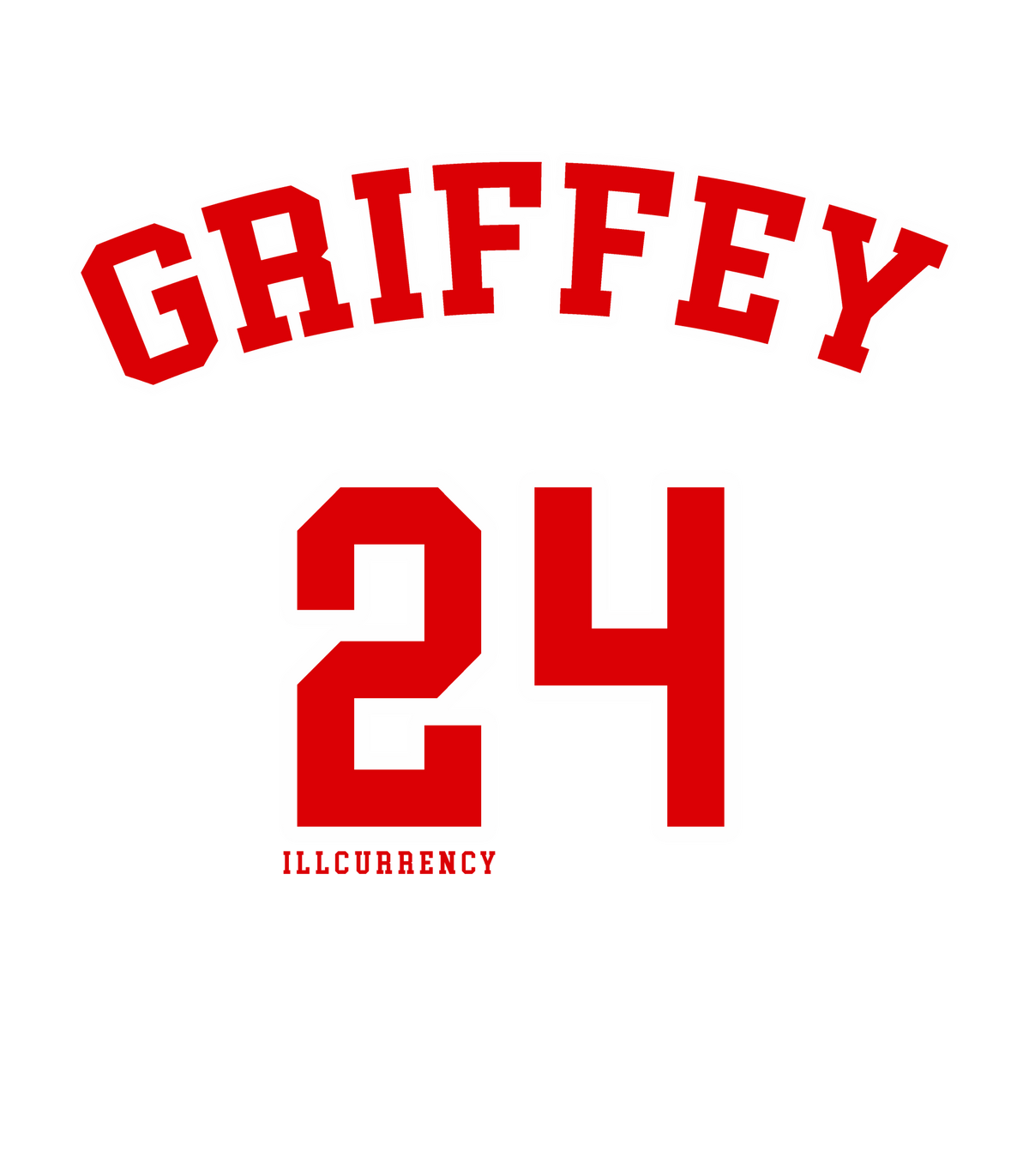 Nike Air Griffey Max 1 “Cincinnati Reds” Grey T-Shirt (Griffey 24)