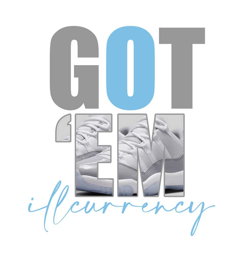 Air Jordan 11 Low “Cement Grey” | illcurrency White T-Shirt (Got Em)
