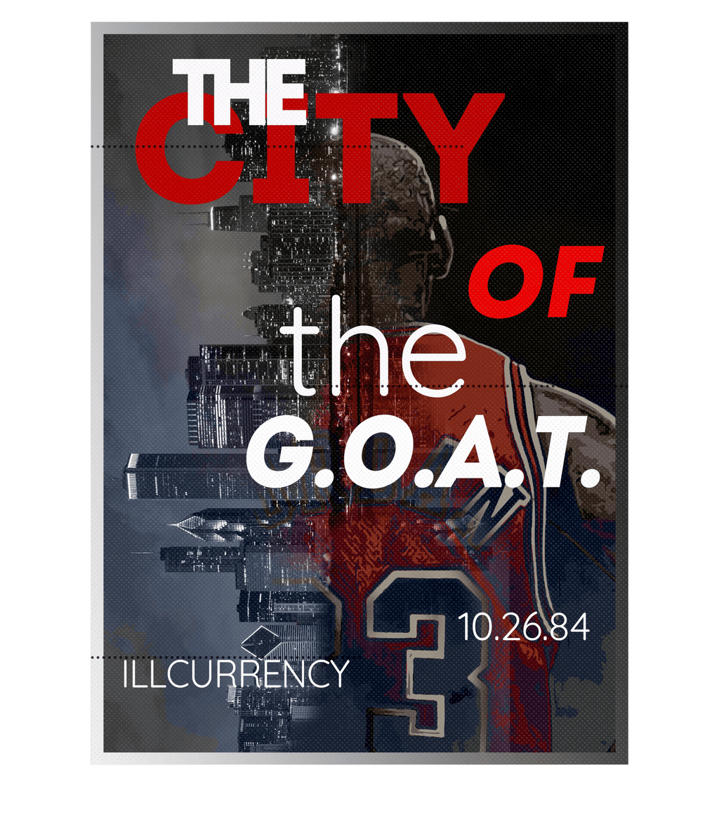 Air Jordan 3 “White Cement Reimagined” | illcurrency Black T-Shirt (THE CITY OF THE GOAT)