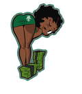 Air Jordan 1 High OG “Lucky Green” | illcurrency Black T-Shirt (BOO)