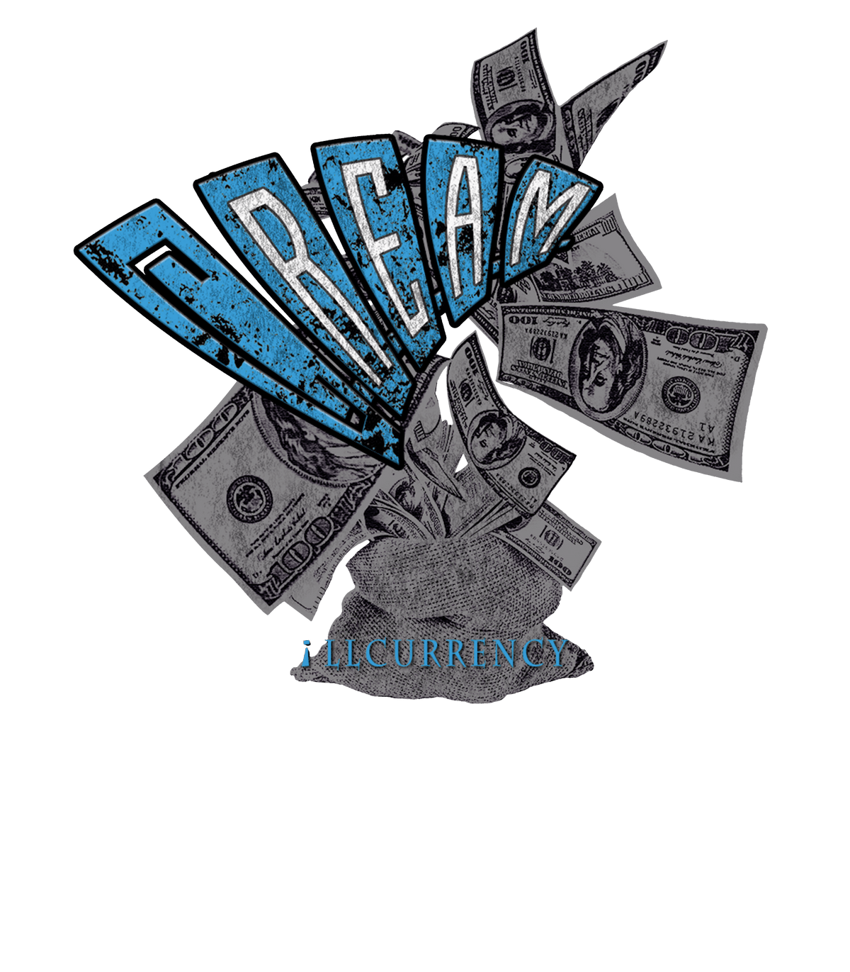 AIR JORDAN 1 HIGH OG “UNIVERSITY BLUE”| ILLCURRENCY White T-Shirt (C.R.E.A.M.)