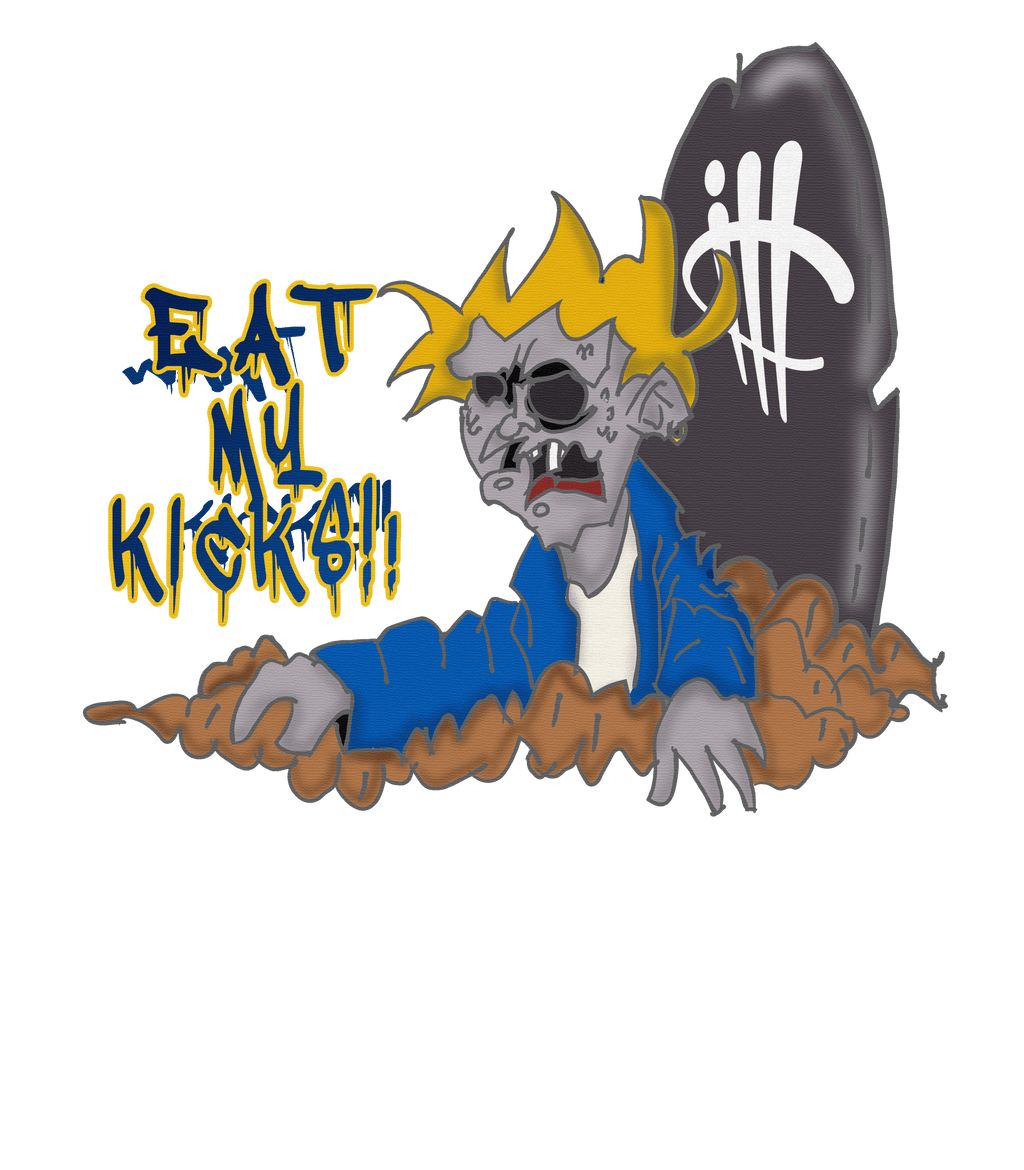 AIR JORDAN 14 LANEY |ILLCURRENCY Black T-Shirt (EAT MY product image 1
