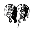Air Jordan 1 High OG “Elephant” | illcurrency Black T-Shirt (Heart)