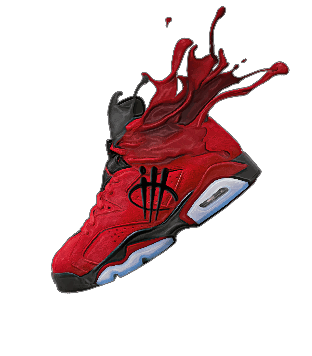 Air Jordan 6 “Toro Bravo” White T-Shirt (TORO SPLASH)