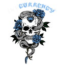 Air Jordan 1 "UNC Toe" Black T-Shirt (Snake skull rose)