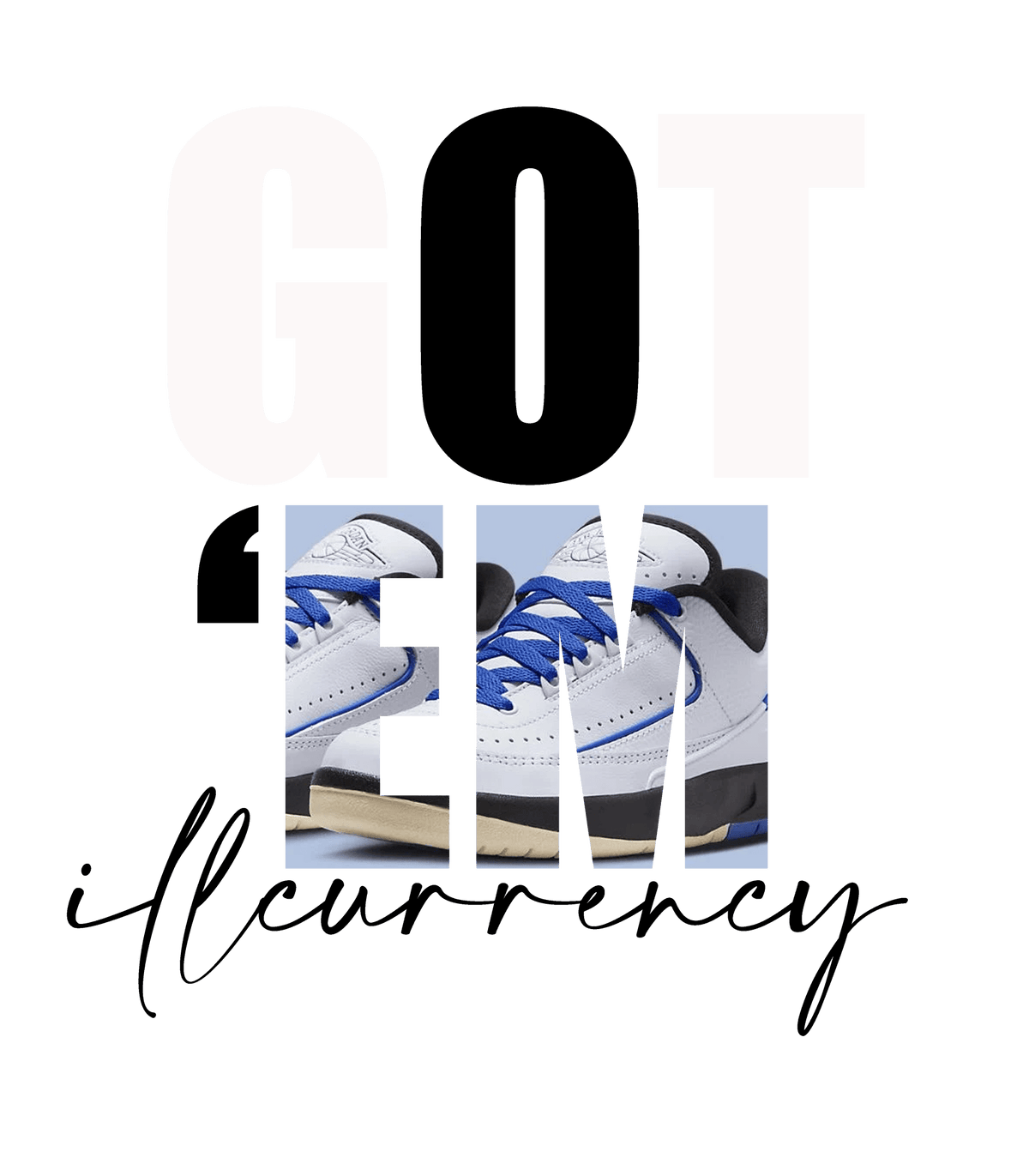 Air Jordan 2 Low Varsity Royal - Royal Blue T-Shirt (Got Em)