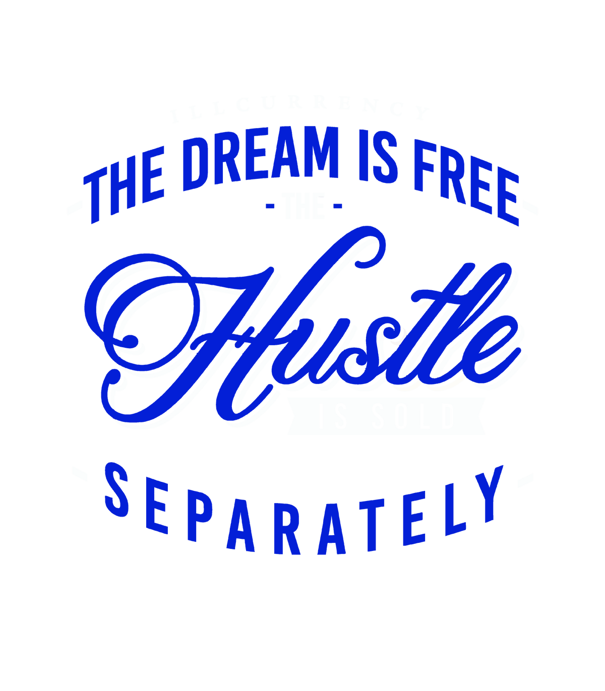 Air Jordan 2 Low Varsity Royal - Black T-Shirt (The dream is free)