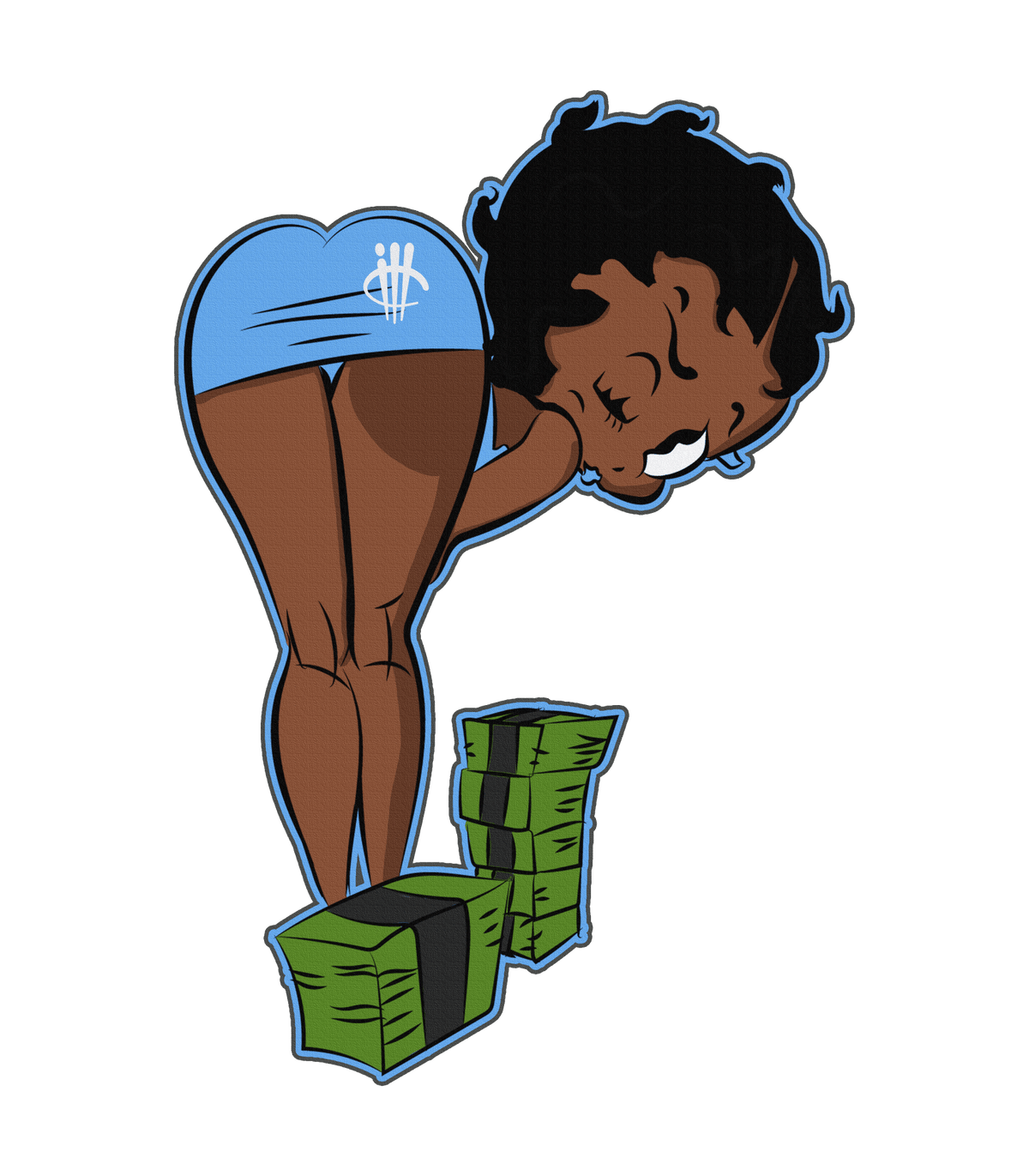 Air Jordan 1 "UNC Toe" | illcurrency Black T-Shirt (BOO)