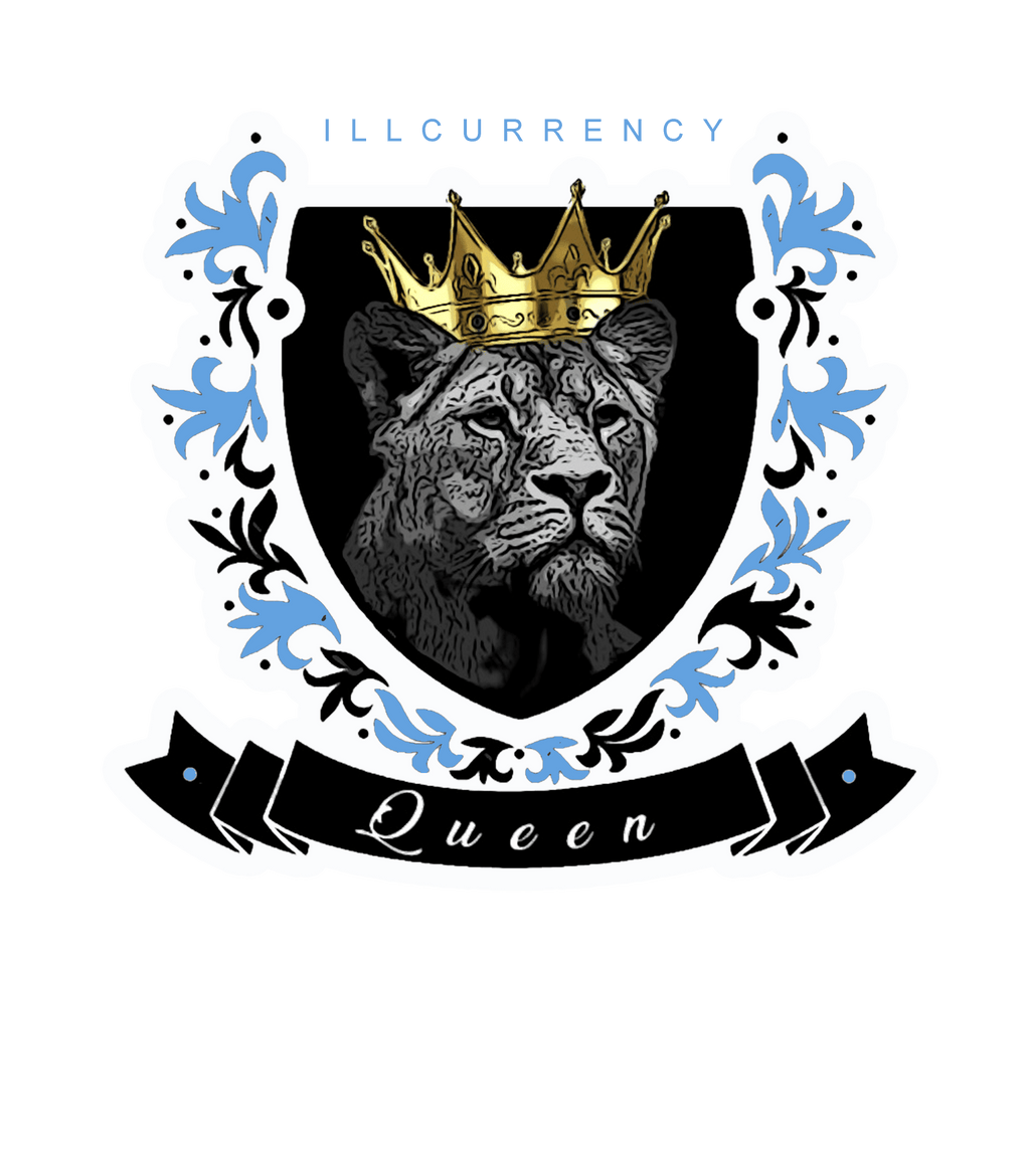 Air Jordan 1 "UNC Toe" | illcurrency Black T-Shirt (Queen)