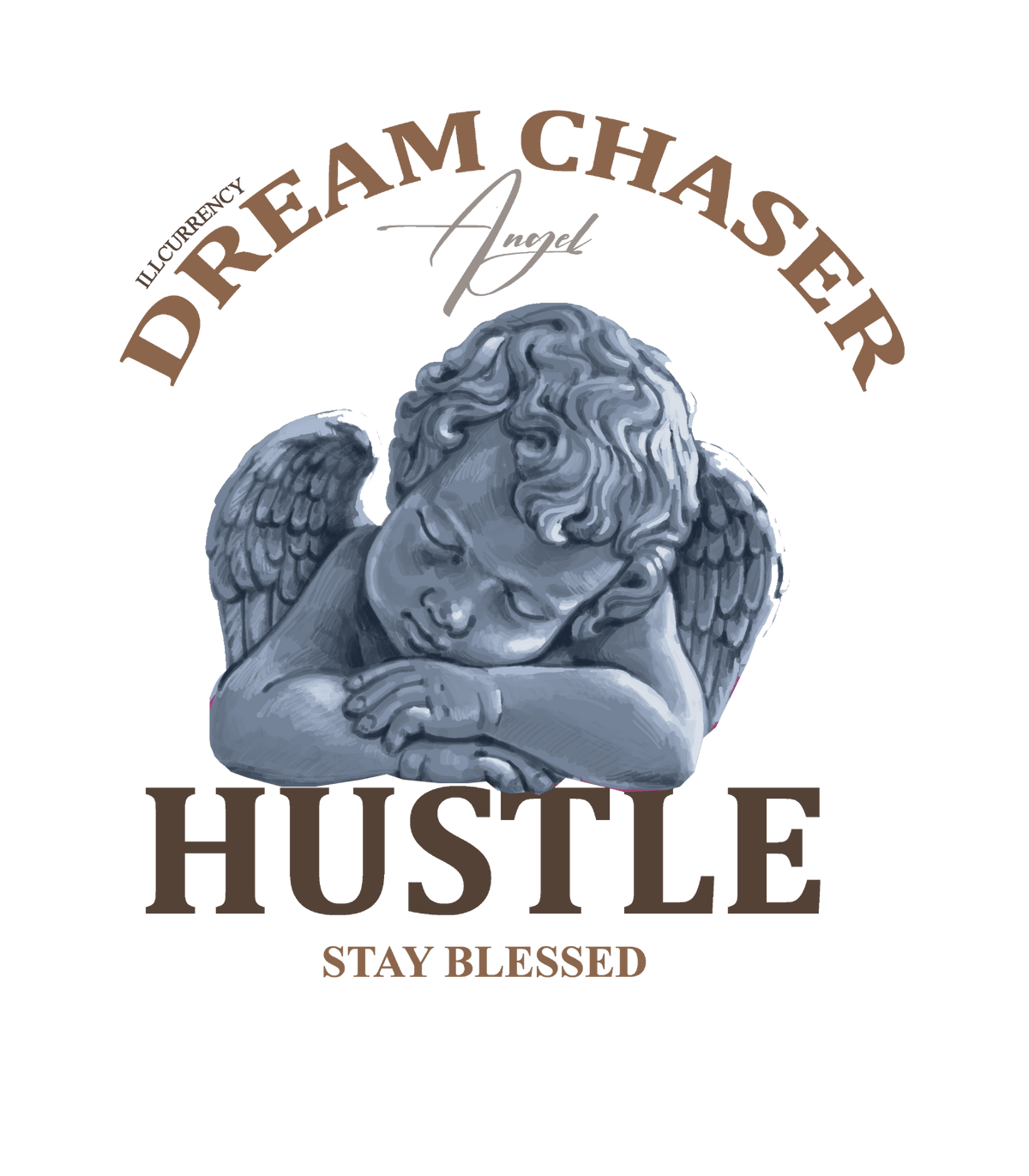 Air Jordan 3 "Palomino" | illcurrency Tan T-Shirt (Dream Chaser Angel)